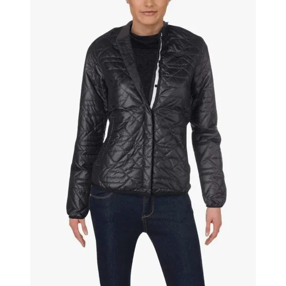 NEW Women's Small NIKE Sportswear Quilted Primaloft Jacket Coat Black 854747-010