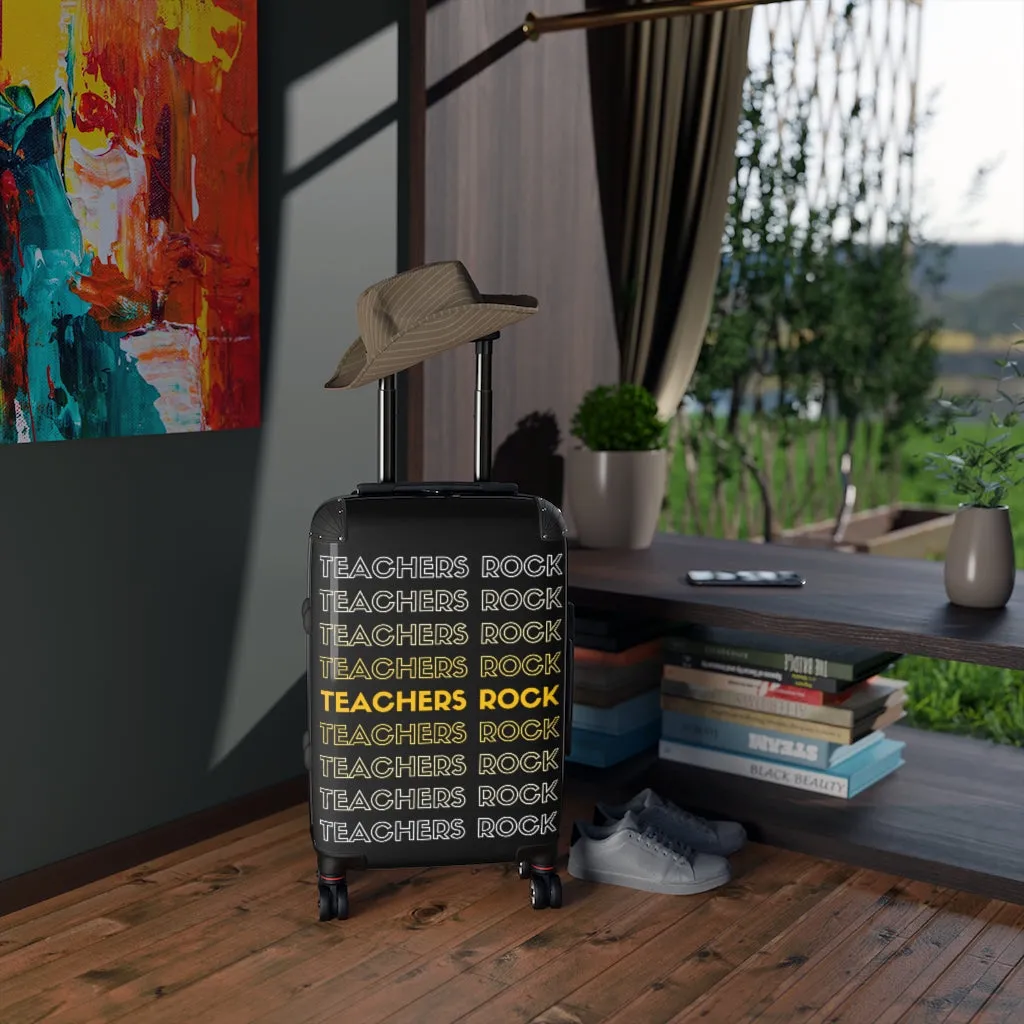 Teacher's Rock Suitcase